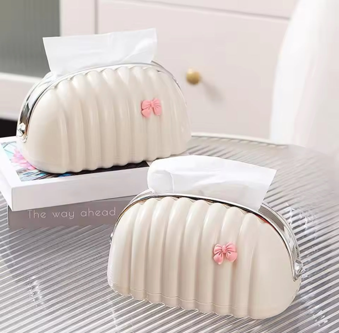 Creative Shell Tissue Box, Luxury Bread Style Tissue Box, Tea Table Decoration Napkin Paper Box Creative Shell Tissue Box, Luxury Bread Style Tissue Box, Tea Table Decoration Napkin Paper Box